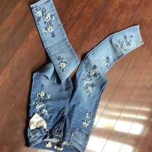 Embellished jeans.  So comfy